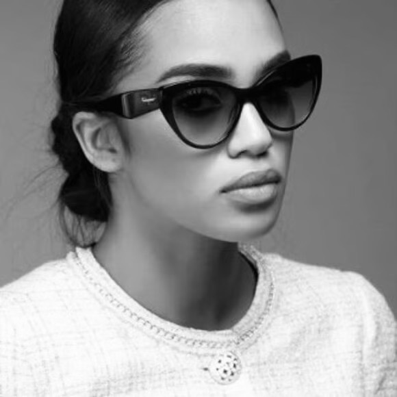 Salvatore Ferragamo SF930S Havana Cat Eye Sunglasses - Picture 1 of 4